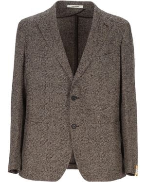 Tagliatore Single-Breasted Blazer - Brown