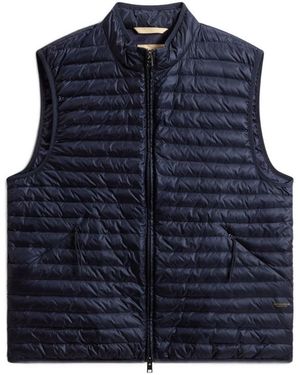 Woolrich Zippered Quilted Vest - Blue