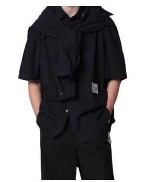 Maison Mihara Yasuhiro Plaid Shirt - Black