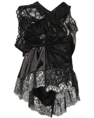 Junya Watanabe V-Neck Cover-Up - Black