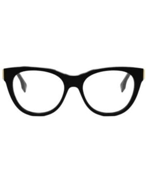Fendi Eyewear Cat-Eye Frame Glasses - White