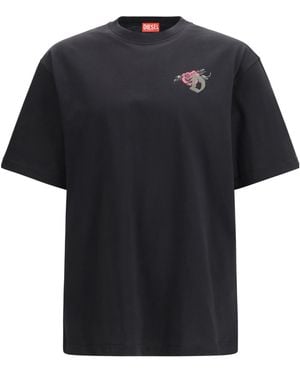 DIESEL T-Boggy V-4 T-Shirt - Black