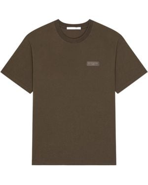 Givenchy Logo Patch Crewneck T-Shirt - Green