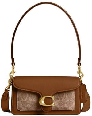 COACH Tabby 20 Foldover Top Shoulder Bag - Brown