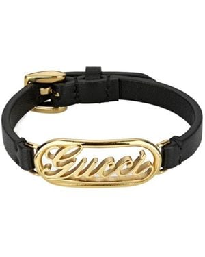 Gucci Handwritten Logo Bracelet - Multicolor