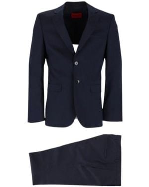 BOSS Single Breasted Suit - Blue