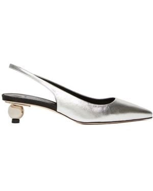 Weekend by Maxmara High-Heeled Sandals - Metallic