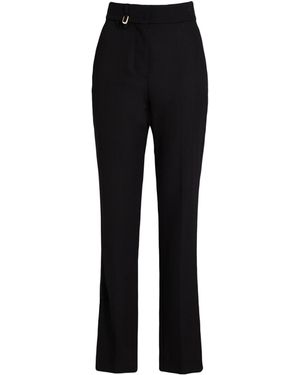 Jacquemus Solid Color Casual Pants - Black