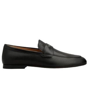 Tod's Leather Loafers - Black
