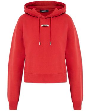 Jacquemus The Gros Grain Hoodie - Red