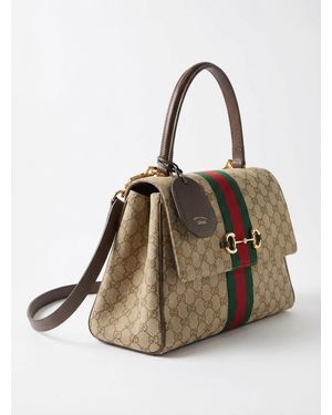 Gucci Paparazzo Medium Top Handle Bag - Natural