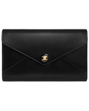 Celine Envelope Wallet On Chain - Black
