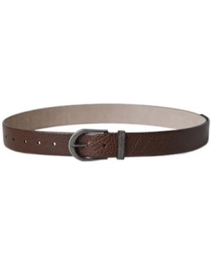 Brunello Cucinelli Embellished Buckle Belt - White