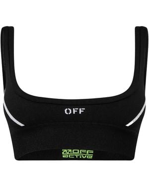 Off-White c/o Virgil Abloh Short Camisole Bra - Black