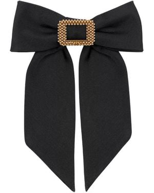 Dior Large Twist Bow - Black