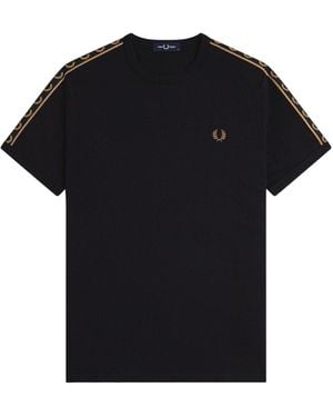 Fred Perry Minimalist Paneled Tshirt - Black