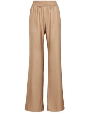 Gabriela Hearst Wide-Leg Casual Trousers - Natural
