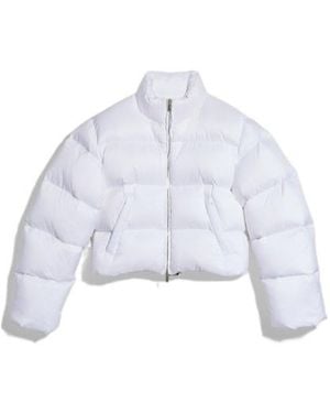 Gucci Padded Polyester Puffer Jacket - White