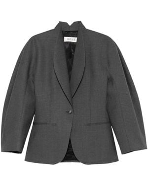 Rohe Rhe Single-Button Blazer - Gray