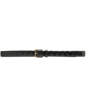 Officine Creative Woven Leather Belt - White