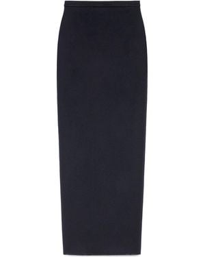 Max Mara Palo High Waist Long Skirt - Blue