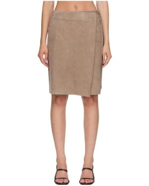 St. Agni Tie-Waist Skirt - Natural