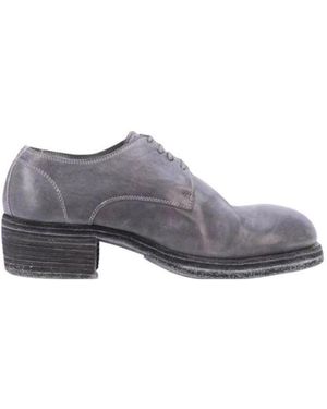Guidi Lace Up Business Dress Shoes - Gray