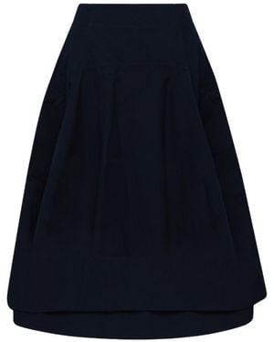 Bottega Veneta Emblem Skirt - Blue