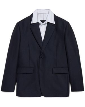 Balenciaga Hybrid Shirt Jacket - Blue