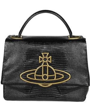 Vivienne Westwood Orb-Embellishment Tote Bag - Black