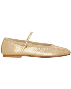 CELINE LES BALLERINES メリージェーン バレリーナ CELINE Pearly Calfskin Mary-Jane Ballerina – LOZURI®