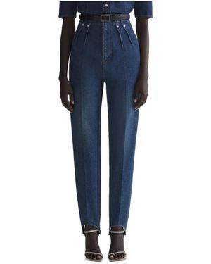 Mugler Pleated Pants - Blue
