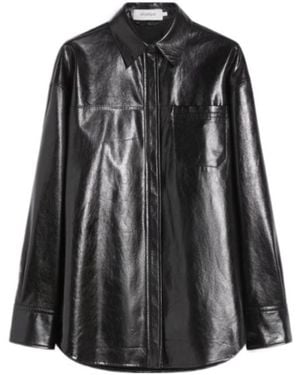 Sportmax Leather Jackets - Black