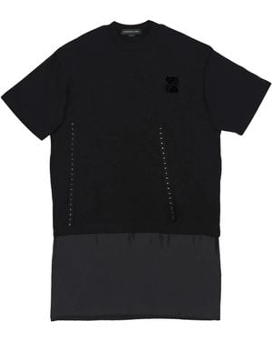 FEDERICO CINA Appliqué-Detail Mini Dress - Black