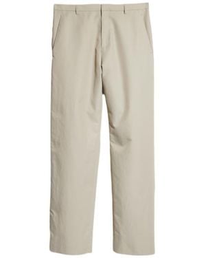 Gucci Lightweight Cotton Nylon Twill Trousers - Natural