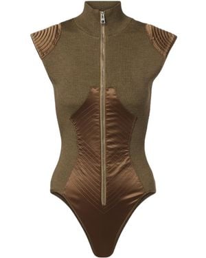 Jean Paul Gaultier Sleeveless Bodysuit - Green