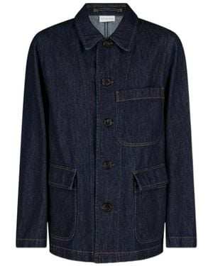 Dries Van Noten Long Sleeve Denim Jacket - Blue