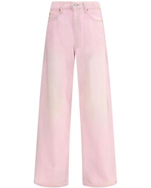 Acne Studios Loose Fit Jeans - Pink