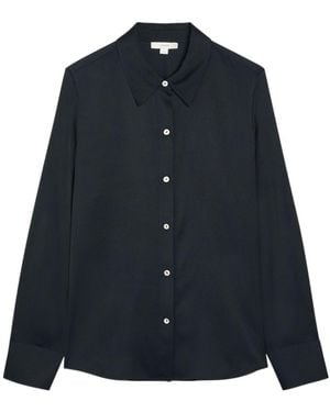 Vince Silk-Blend Shirt - Blue