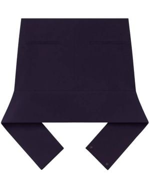 Courreges Courrges Reversed Belt Mini Skirt - Blue