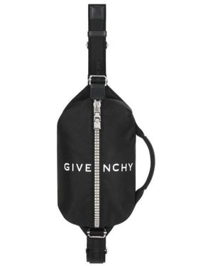 Givenchy Logo Printed Belt Bag - Black