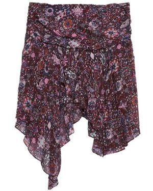 Isabel Marant Berenicia Mini Skirt - Purple