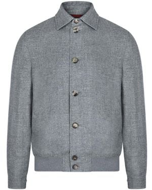 Brunello Cucinelli Jackets _Se Linen Wo - Gray