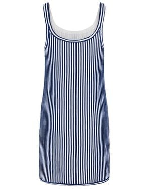Tom Ford Striped Dress - Blue