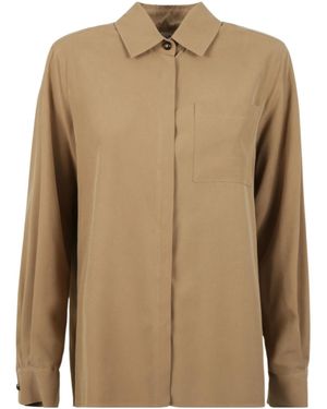 Max Mara Long Sleeve Shirt - Brown