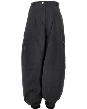 Jacquemus Zip Detailed Balloon Trousers - Blue