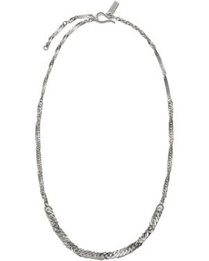 Lemaire Twisted Chain Necklace - Metallic