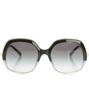 Chloé Chloé Eyewear Square-Frame Sunglasses - Metallic