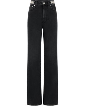 Rabanne 1969 Straight-Leg Mid-Rise Jeans - Black
