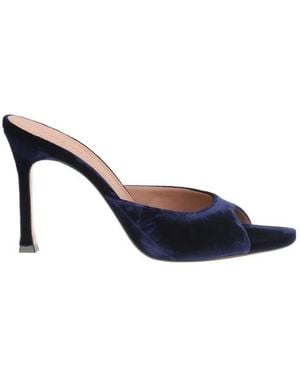 AMINA MUADDI Stiletto-Heeled Sandals - Blue
